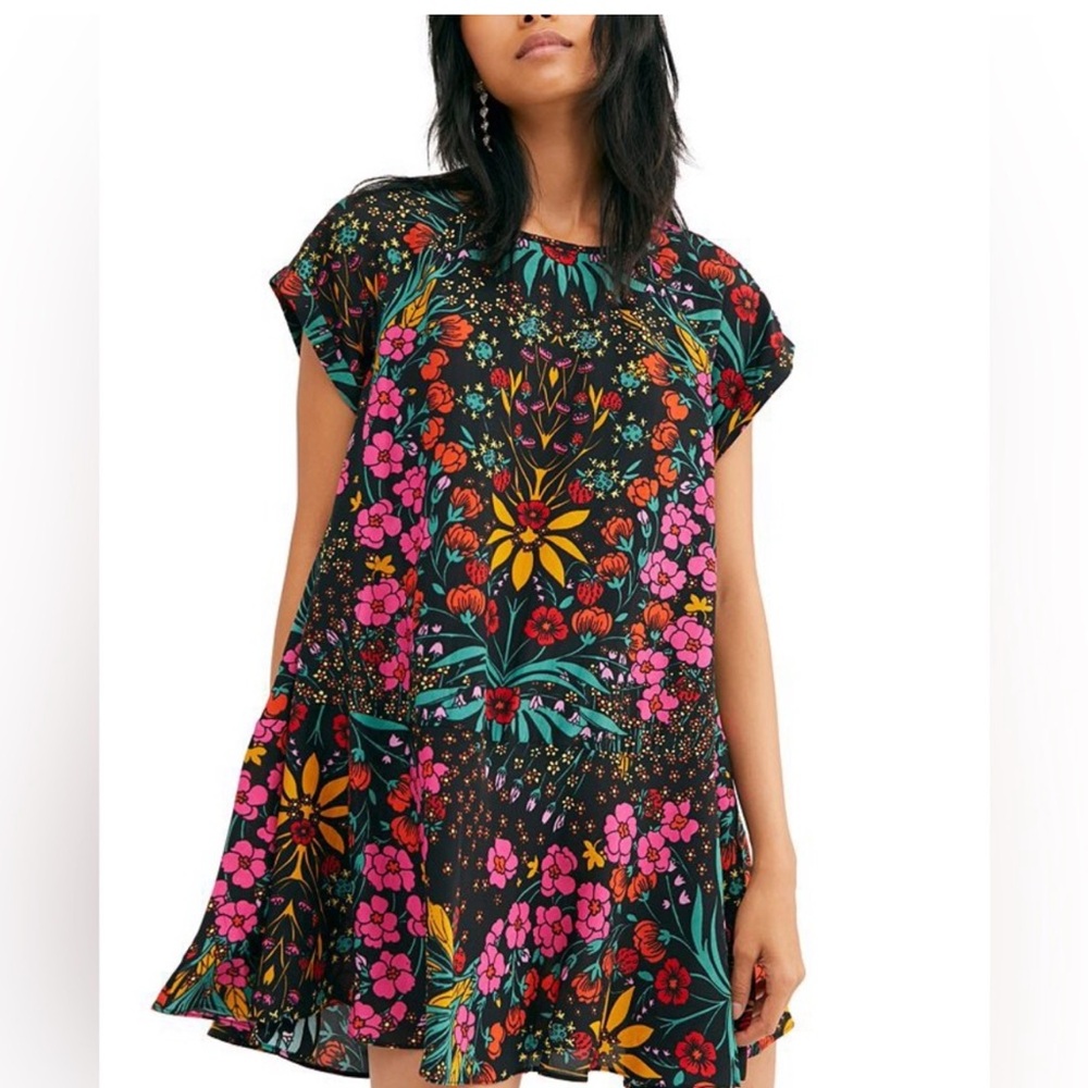 Free people strawberry fields mini dress